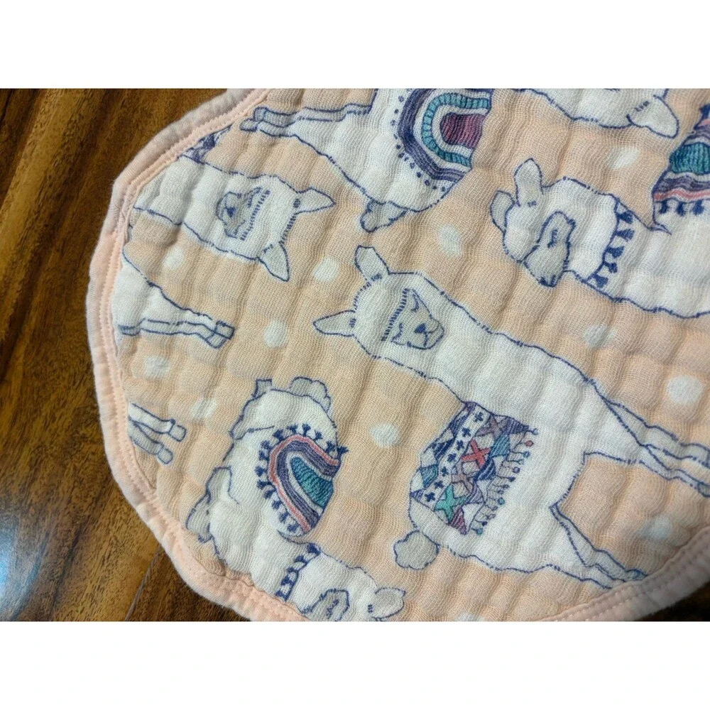 Aden & Anaïs Burpy Bibs, Reversible, Llamas, Cactus and Floral